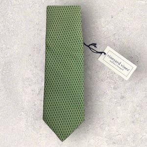 Vineyard Vines For Natixis Green Grey Tie New